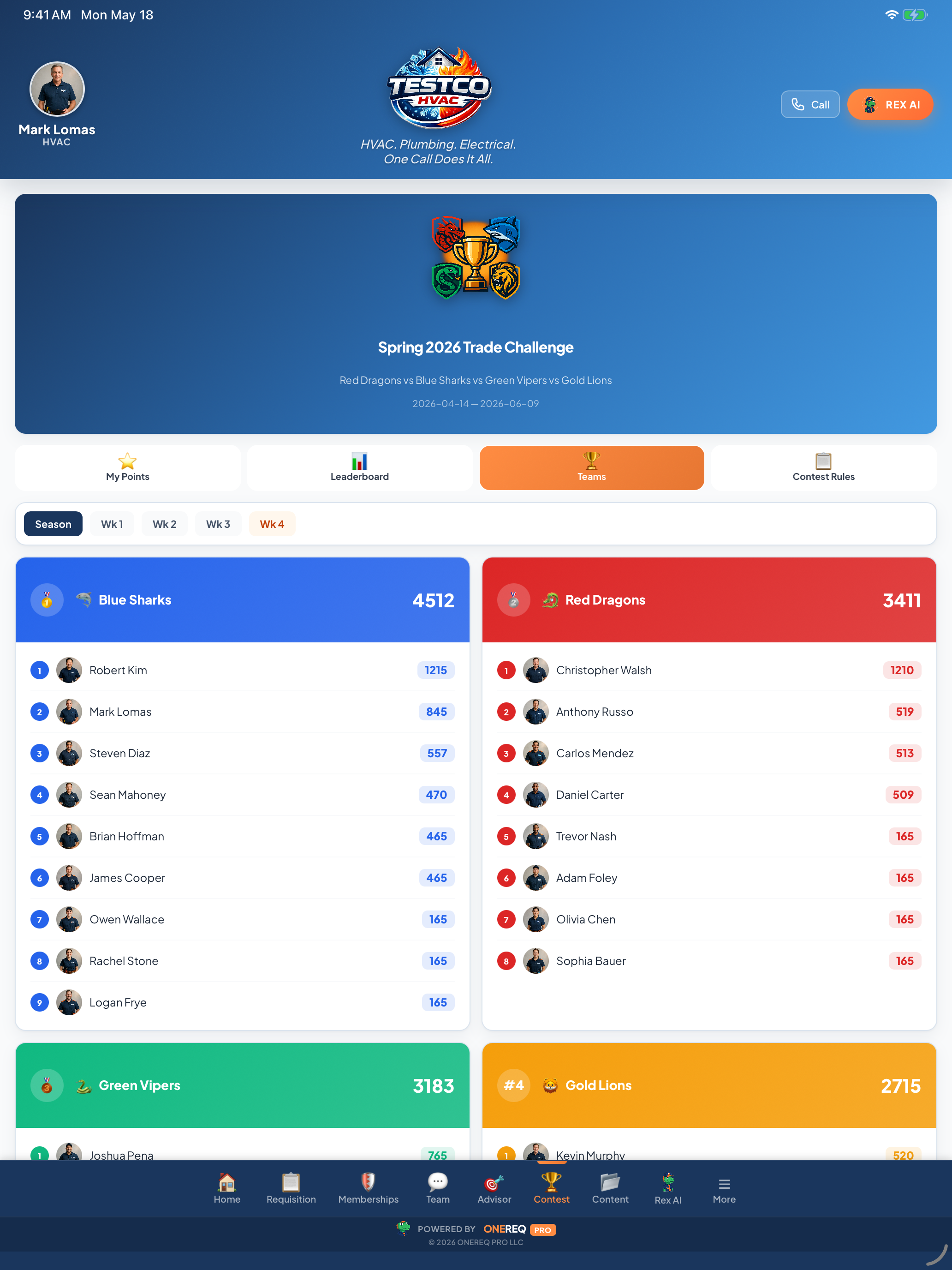 Live Contests